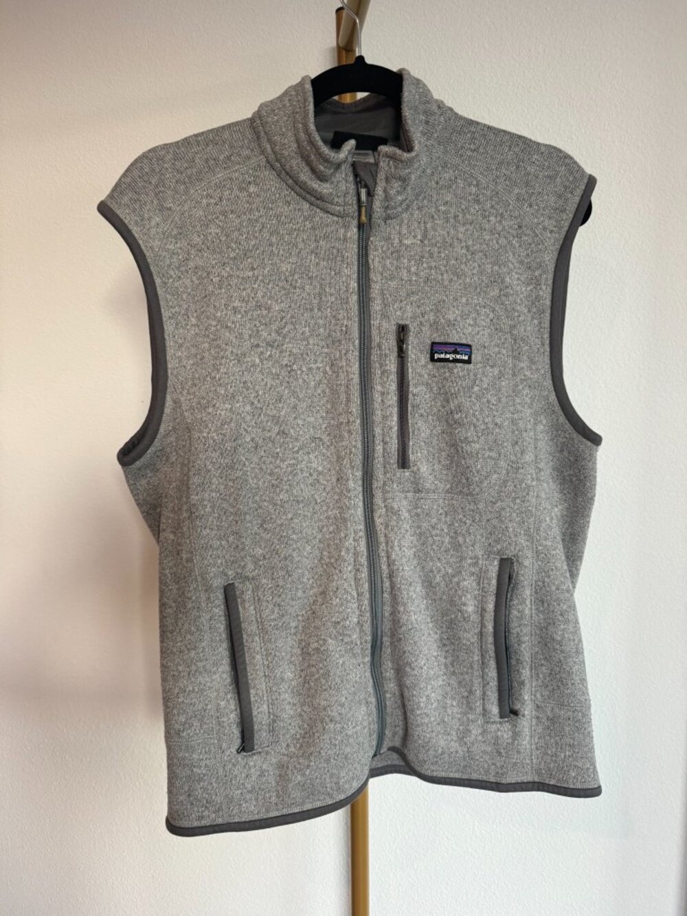 Patagonia Better Sweater Gray Full Zip Fleece Vest Men’s M